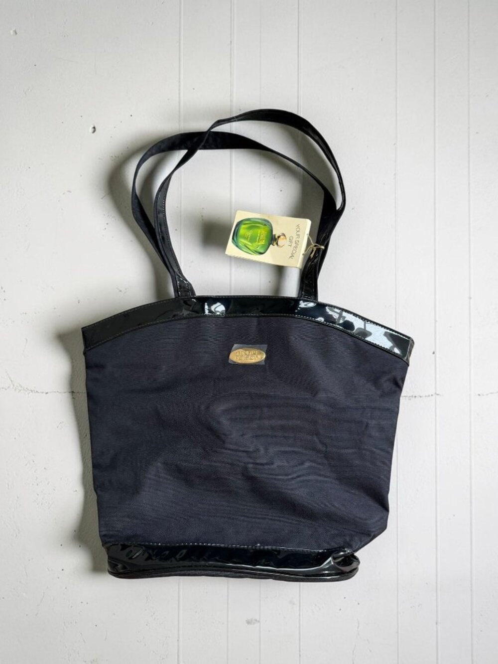 CHRISTIAN DIOR Vintage Tendre Poison Black Tote Bag NEW NWT